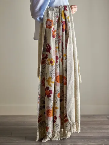 Vivielle pled - Multi, 160x130 cm - Bloomingville
