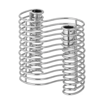 Wavela lysestake 15,5x14,5 cm - Sølv - Bloomingville