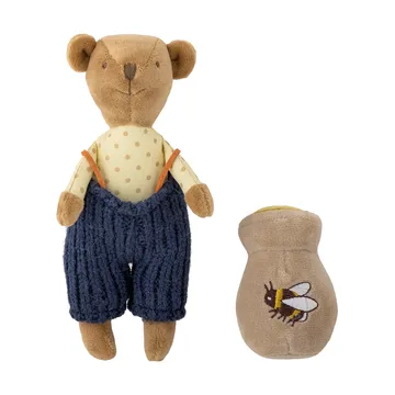 Willes kosedyr 2 deler - Brown teddy - Bloomingville