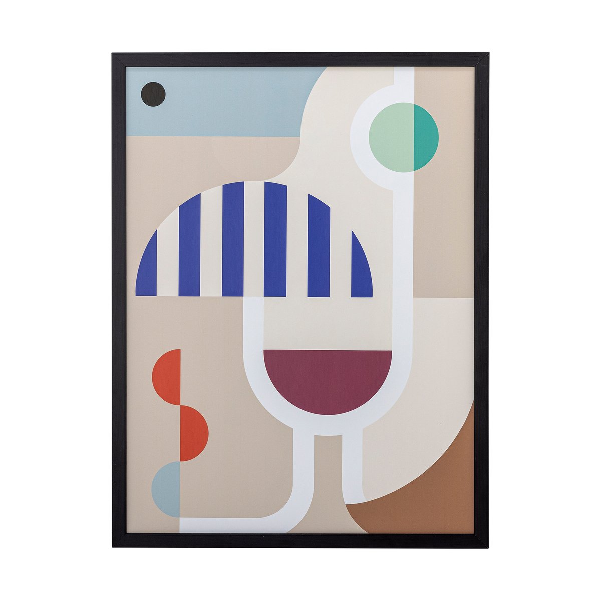 Bloomingville Wine veggbilde 32x42 cm Multi