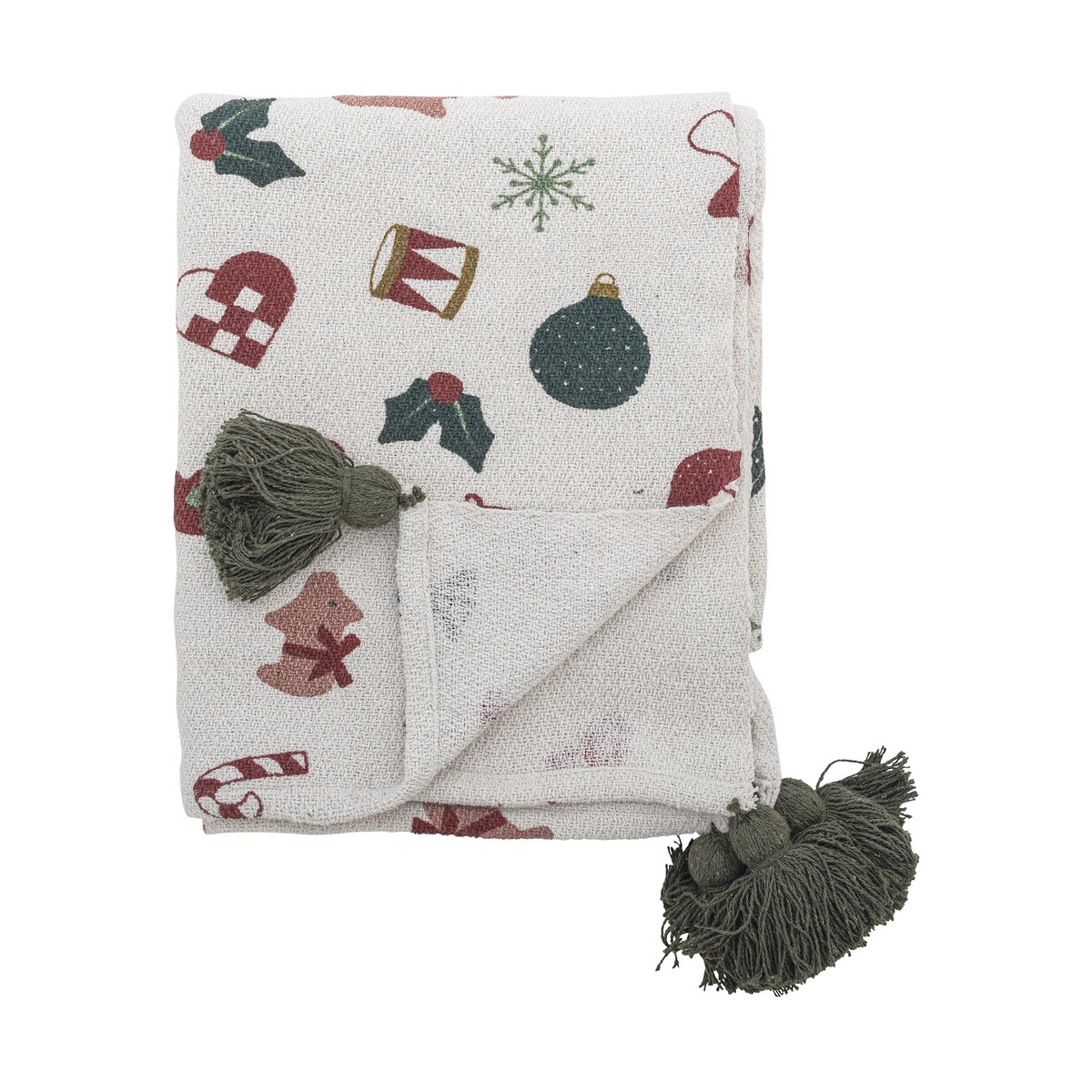 Bilde av Bloomingville Yule filt 130x160 cm Beige