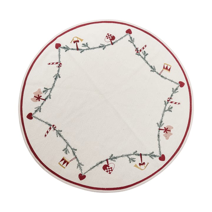 Yule juletreteppe Ø110 cm - Rød - Bloomingville