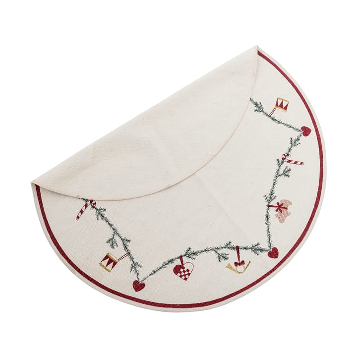 Yule juletreteppe Ø110 cm, Rød Bloomingville