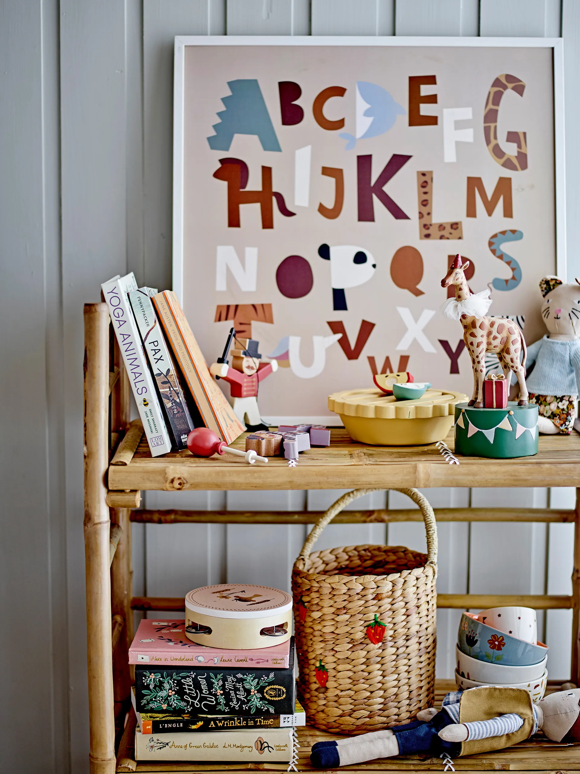 Zep bokhylle 66x105 cm, Bamboo Bloomingville