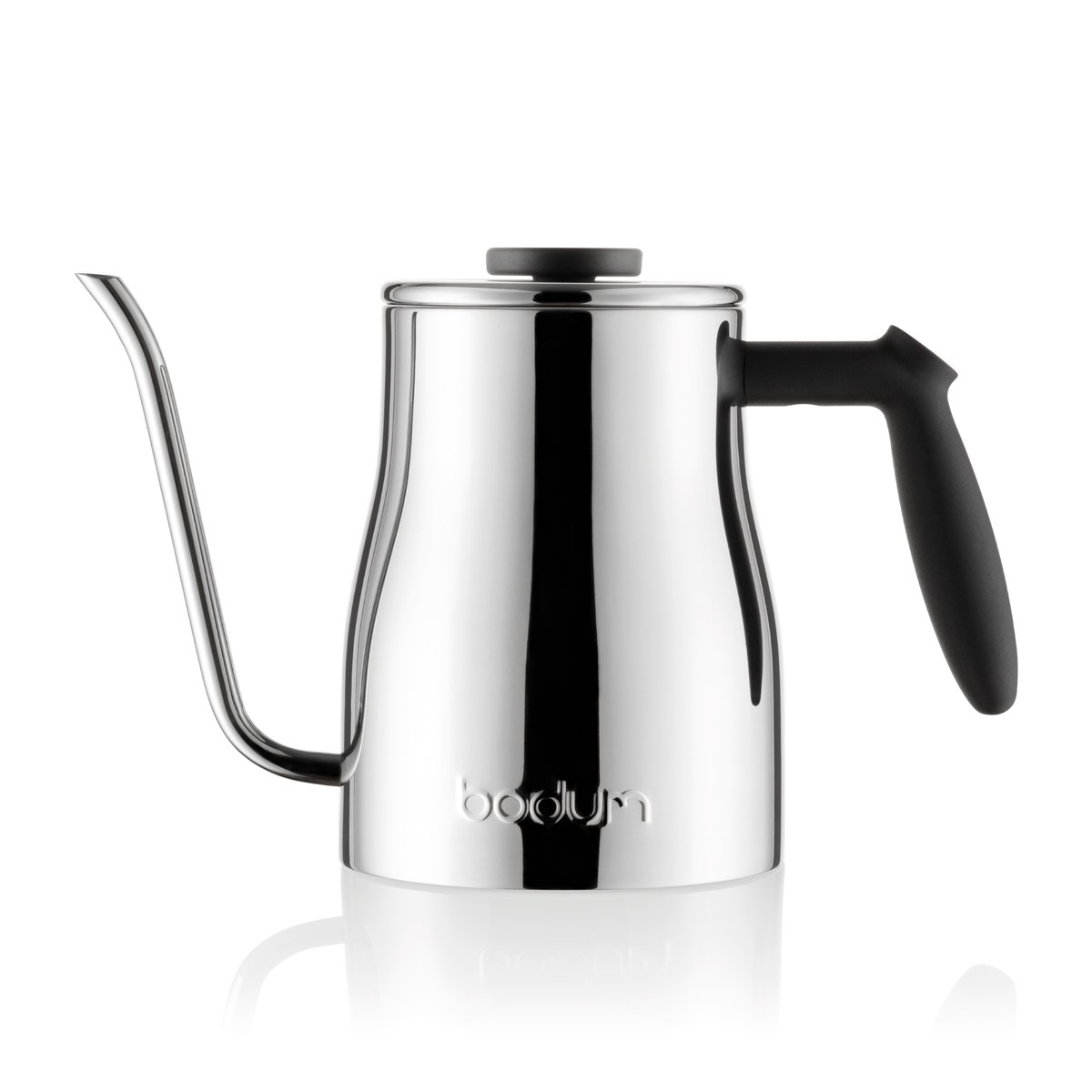 Bodum Bistor svanehals vannkoker 8 kopper Chrome | Skandinavisk Design | Sølv