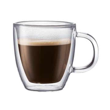 Bistro glass med dobbel vegg og hank 2-pakn. - 0,3 l - Bodum