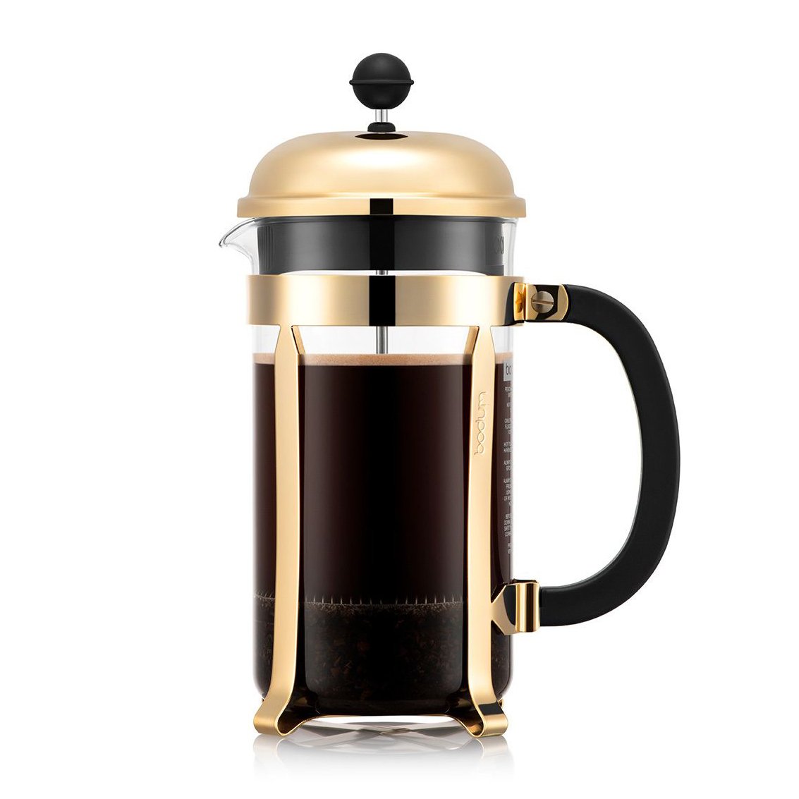 Bodum Chambord presskanne gull 8 kopper | Skandinavisk Design | Gullfarge