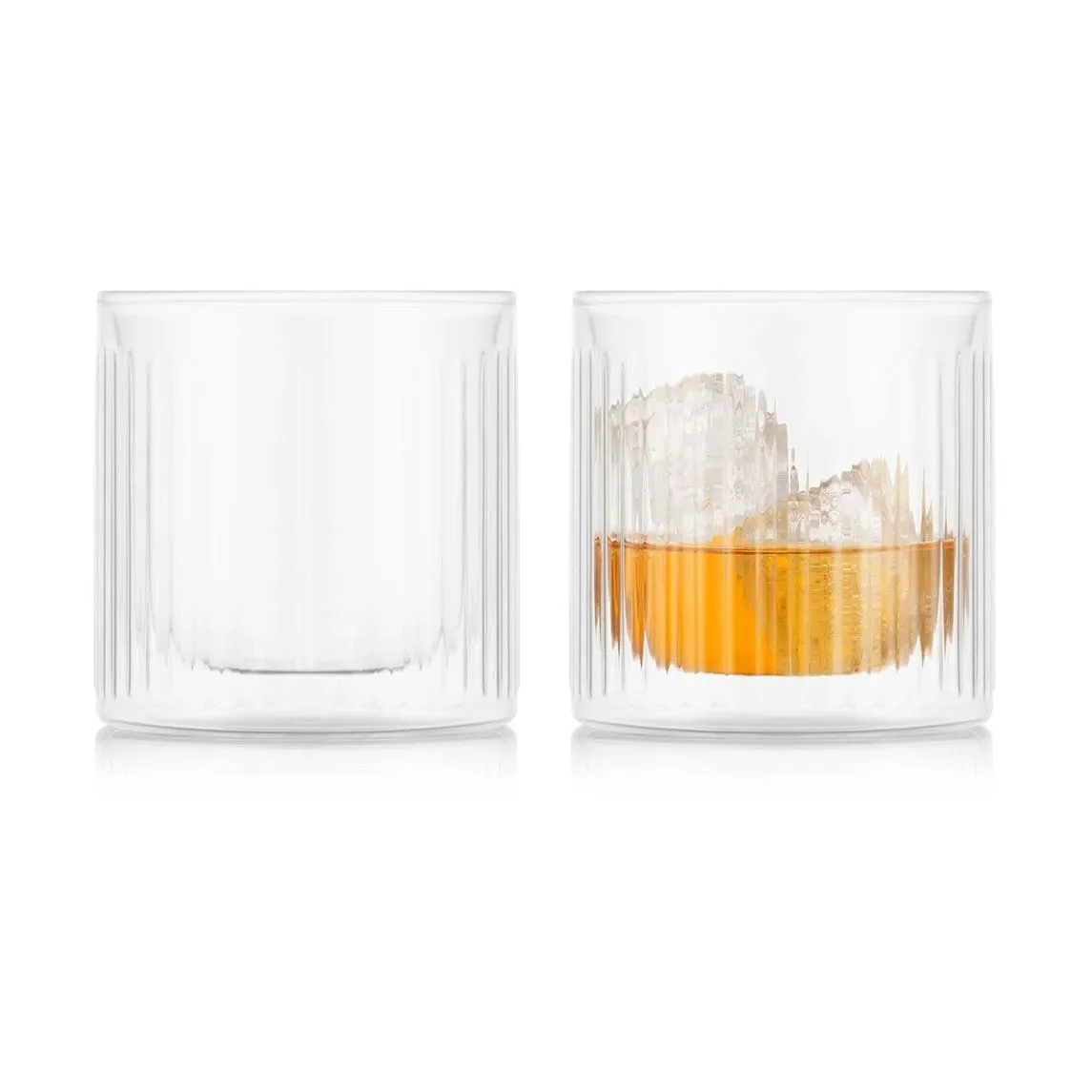 Douro Bar whiskyglass med dobbelt vegg 30 cl 2 pakn., Klar Bodum