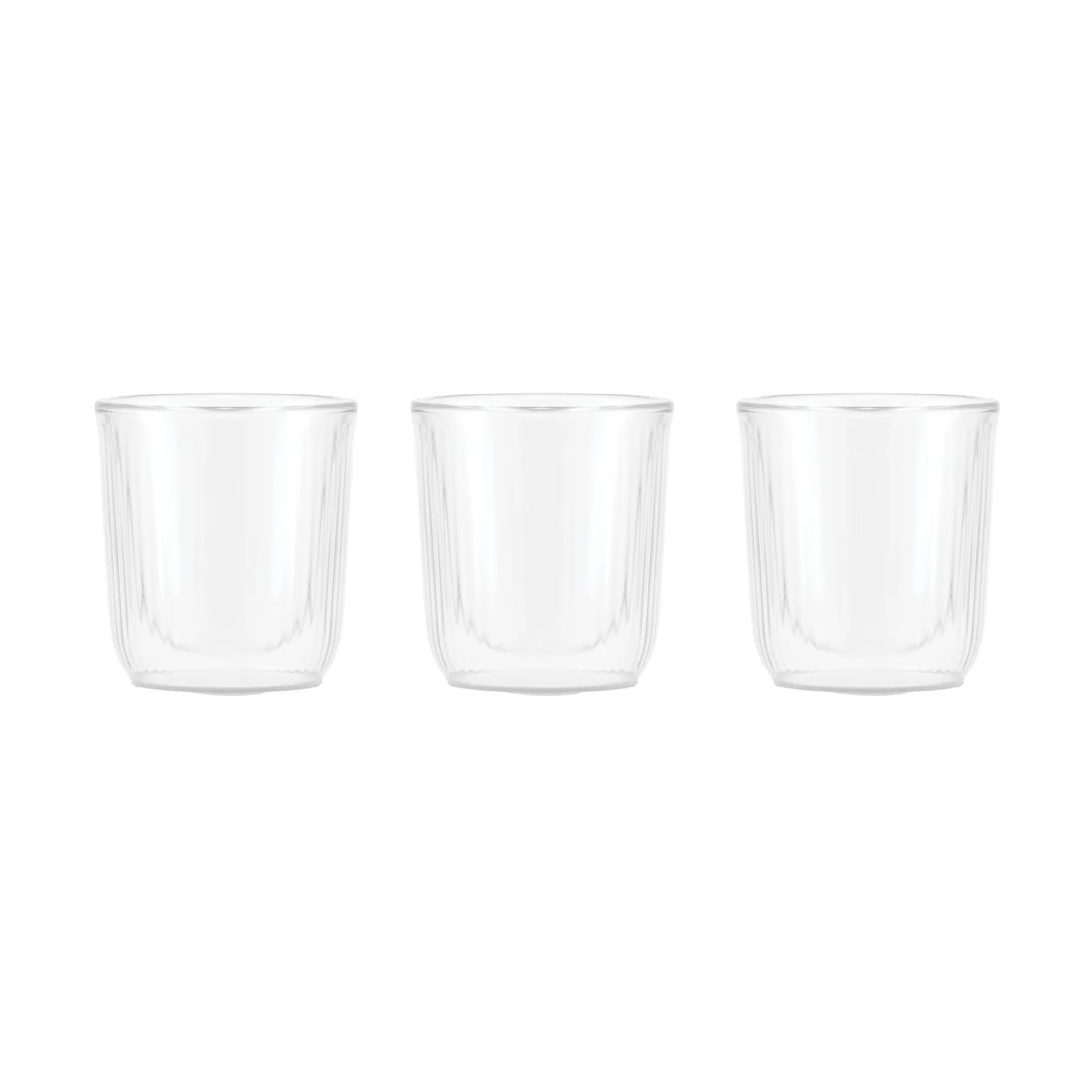 Douro dubbelväggigt sakeglas 6 cl 3 pakn., Klar-bambu Bodum