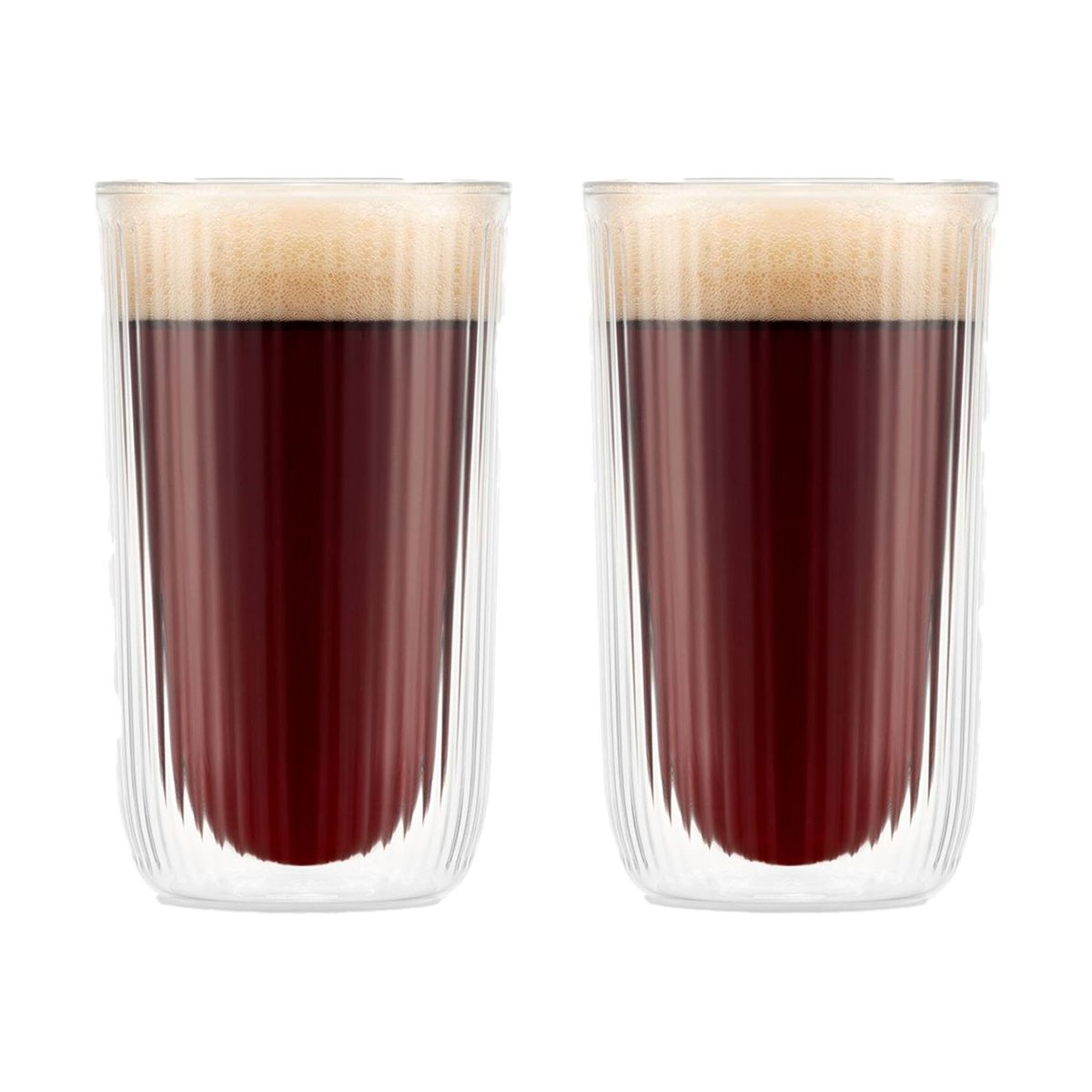 Bodum Douro ølglass med dobbelt vegg 45 cl 2 pakn. Klar