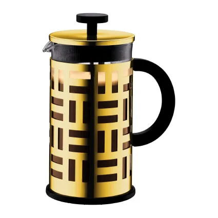 Eileen presskanne gull, 8 kopper Bodum