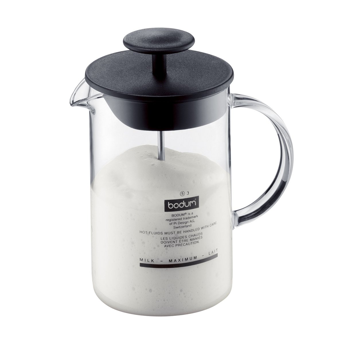 Bodum Latteo melkeskummer sort | Skandinavisk Design | Svart