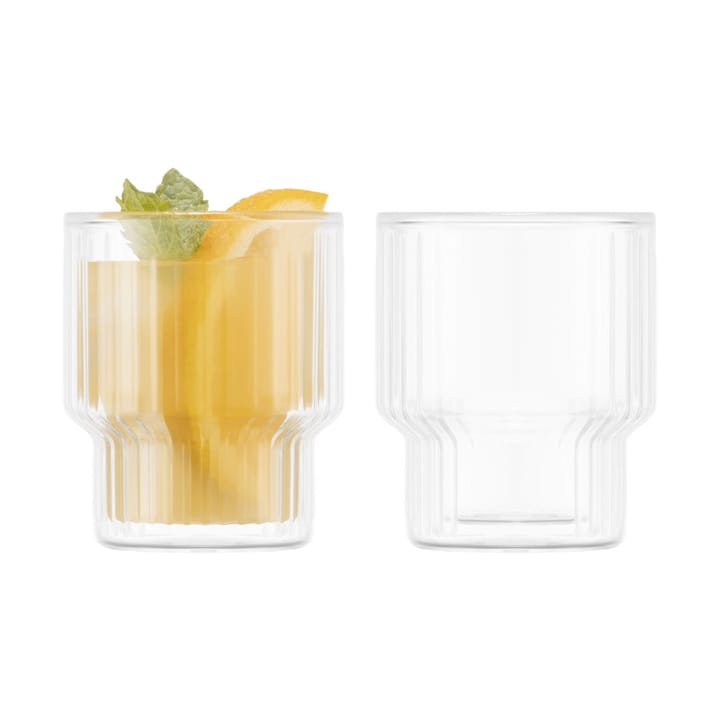 Navalia glass med dobbelt vegg 15 cl 2 pakn. - Klar - Bodum