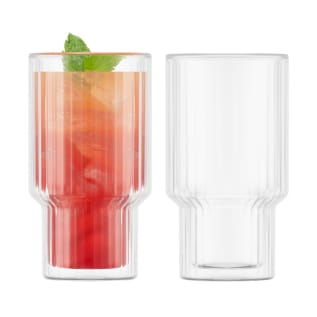 Navalia glass med dobbelt vegg 25 cl 2 pakn. - Klar - Bodum