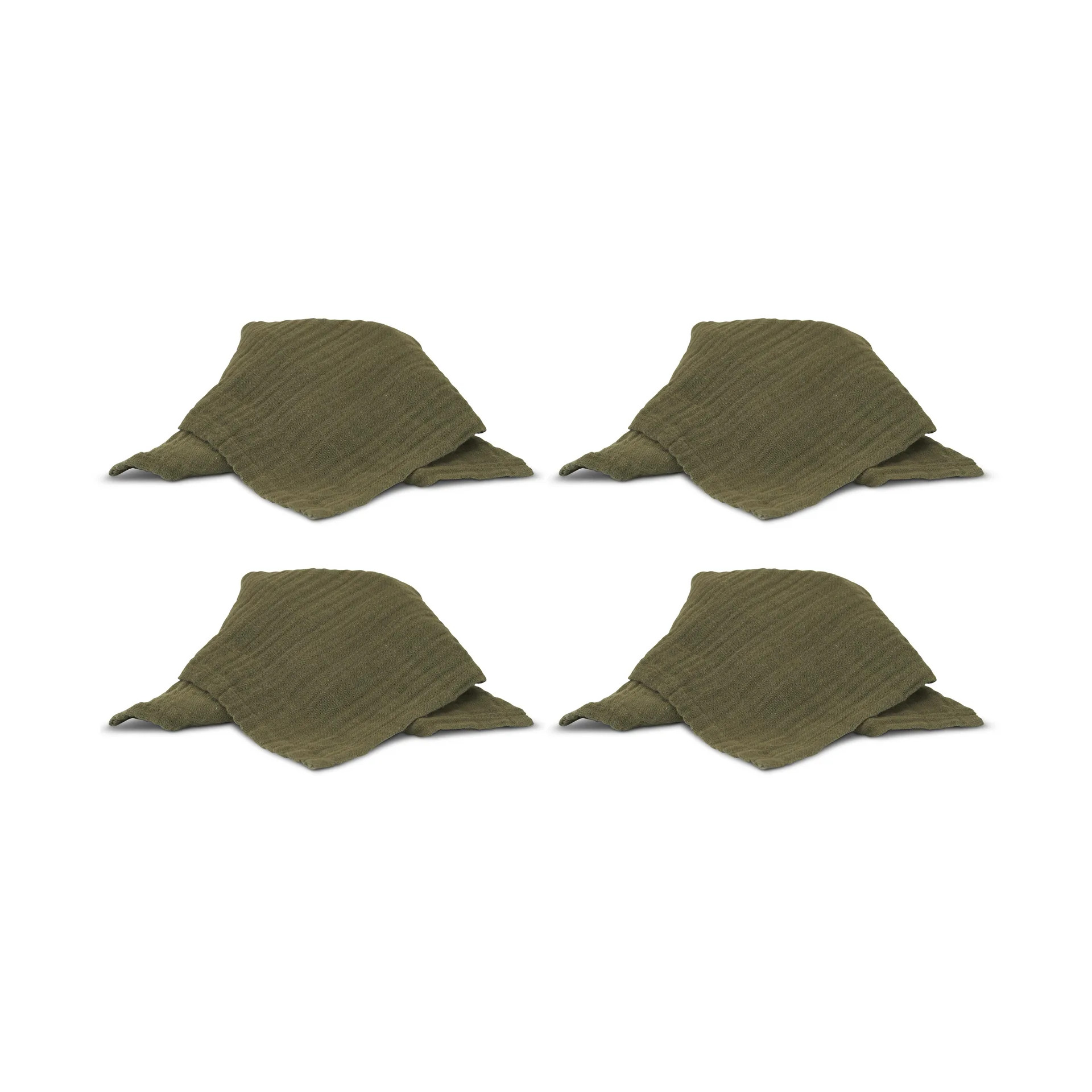 Astrid serviett 40 x 40 cm 4-pakning, Grønn Boel & Jan