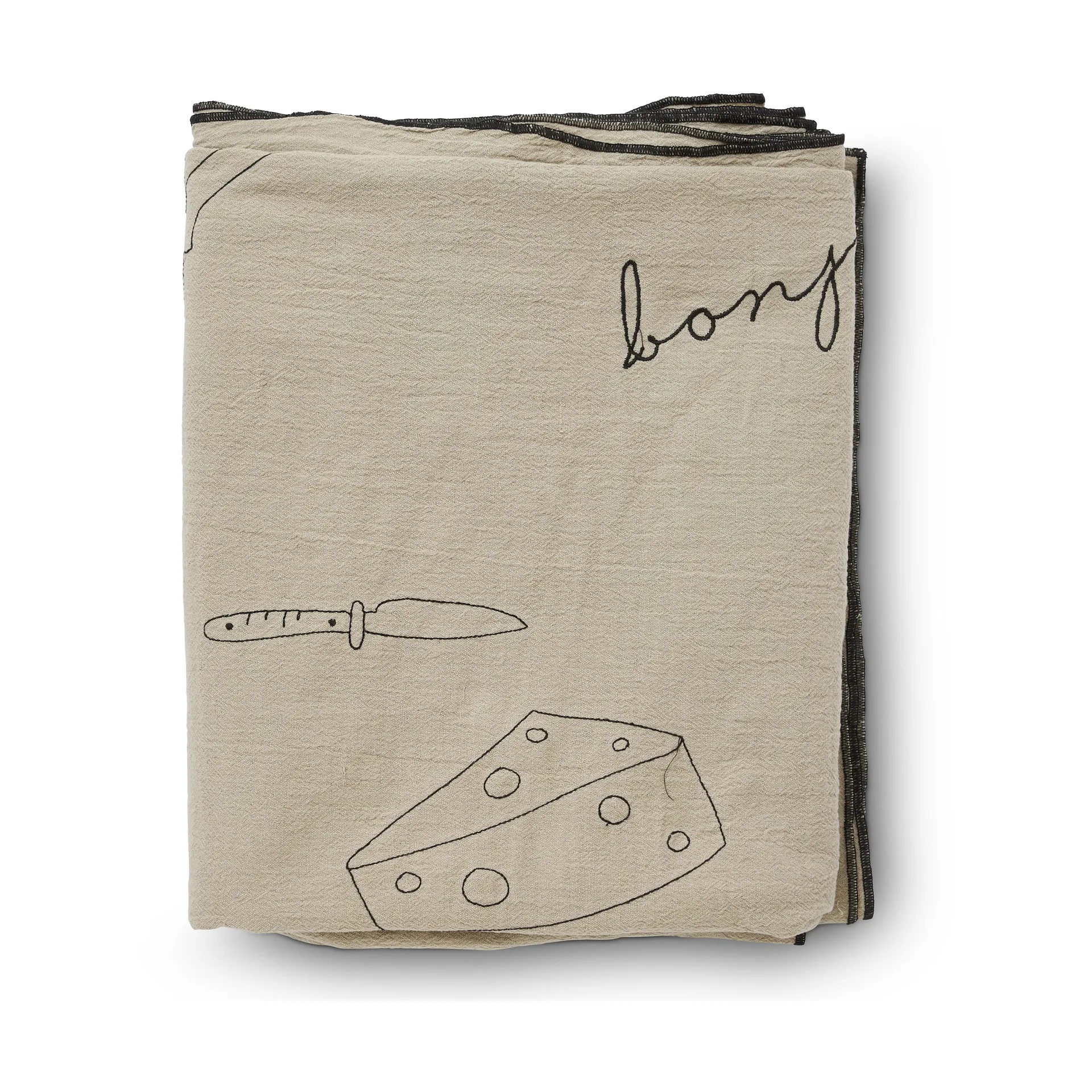 Bordeaux bordduk 150x250 cm, Beige Boel & Jan