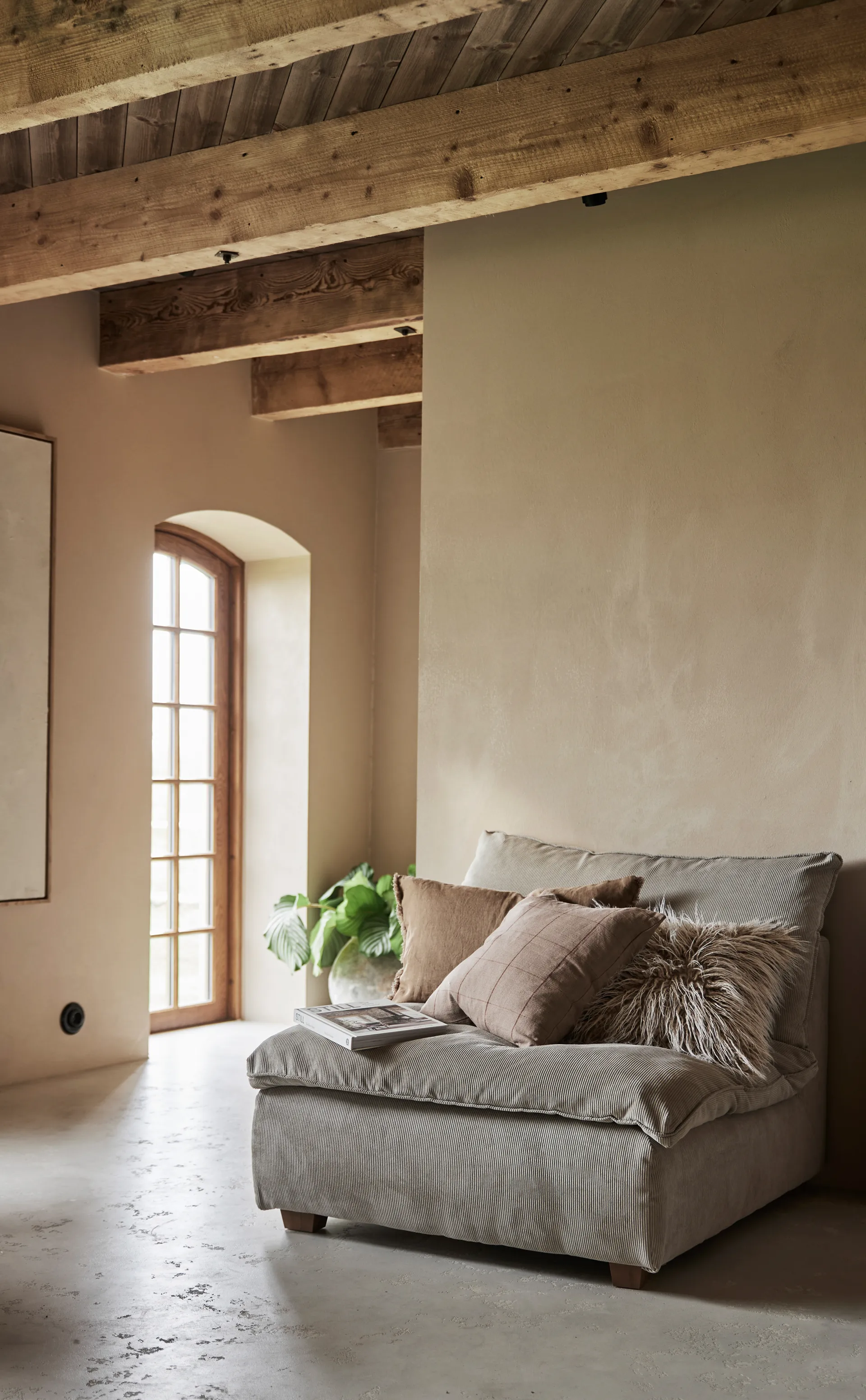 Dolly putetrekk 45x45 cm, Brun Boel & Jan