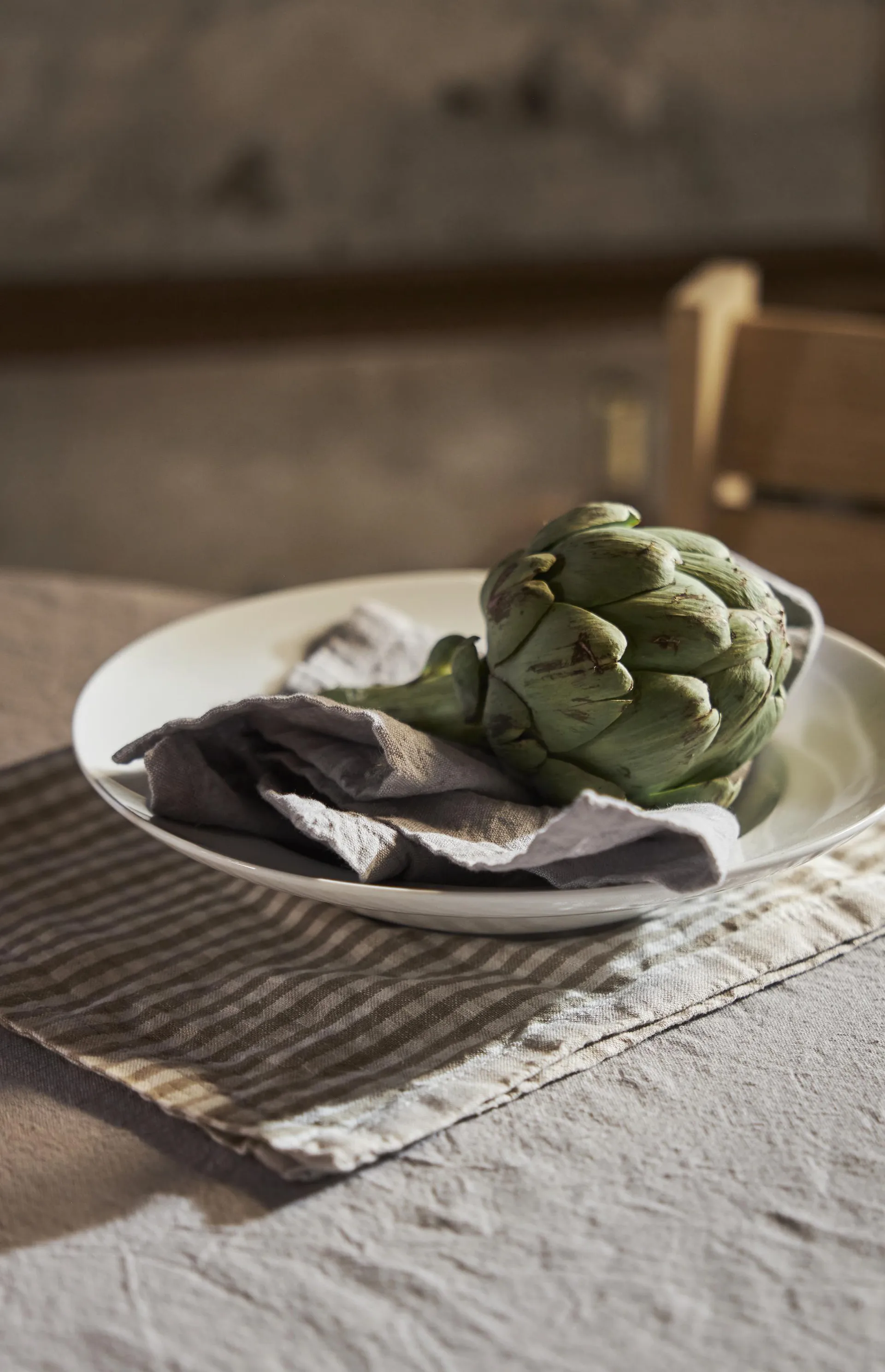 Lundgren serviett 40 x 40 cm 2-pakning, Beige Boel & Jan