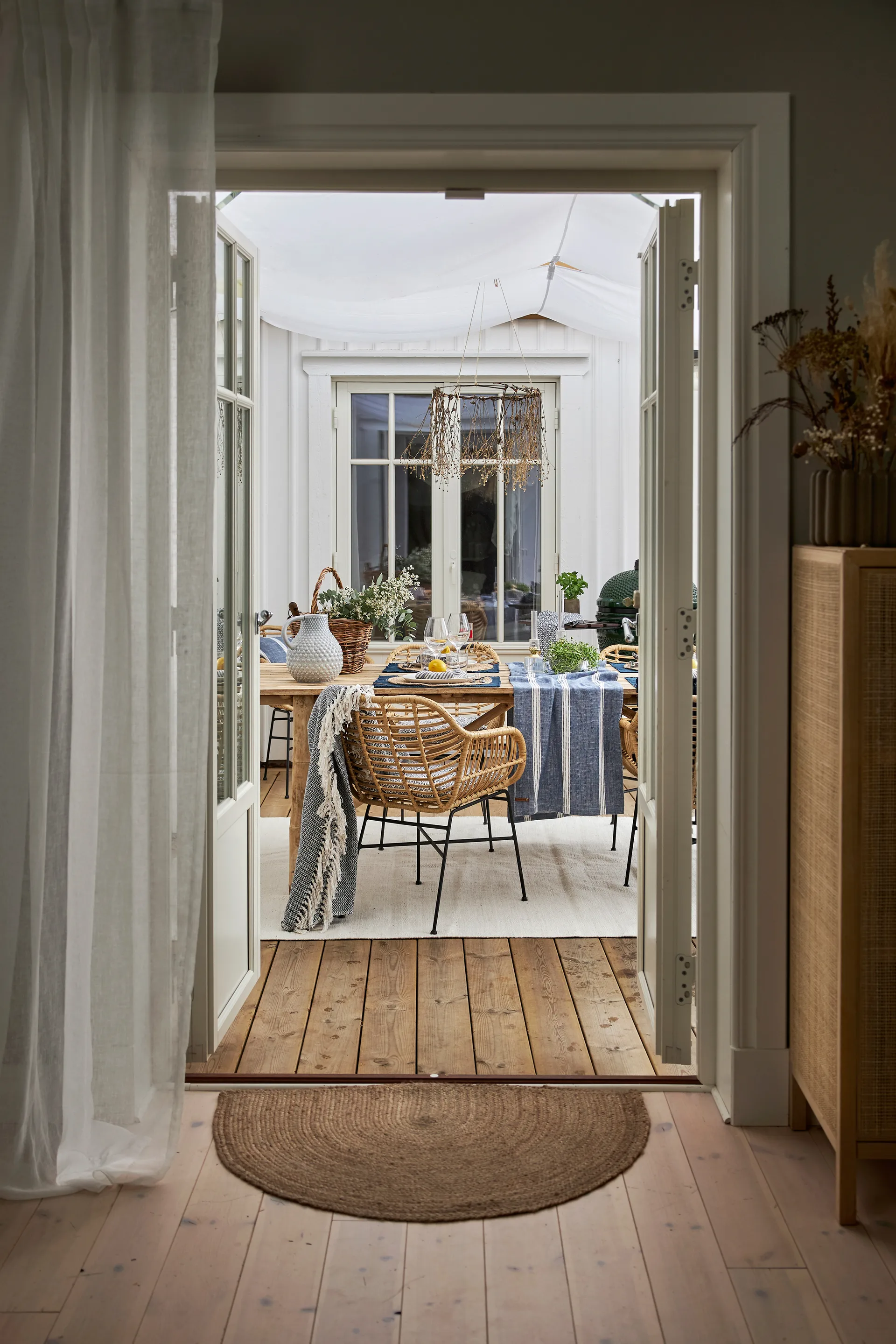 Merida dørmatte 60 x 90 cm, Natur Boel & Jan