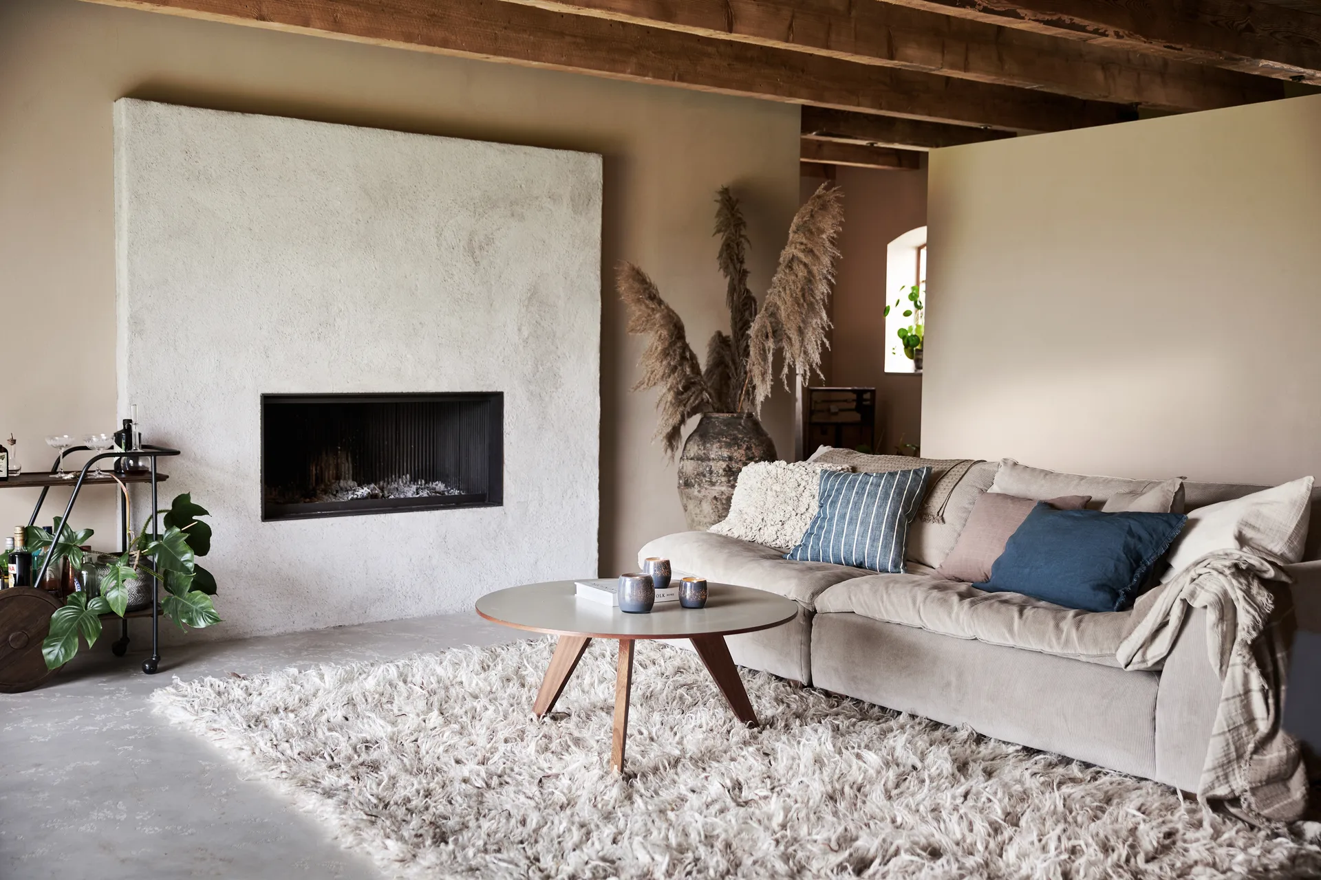 Noa putetrekk 40 x 60 cm, Blå Boel & Jan