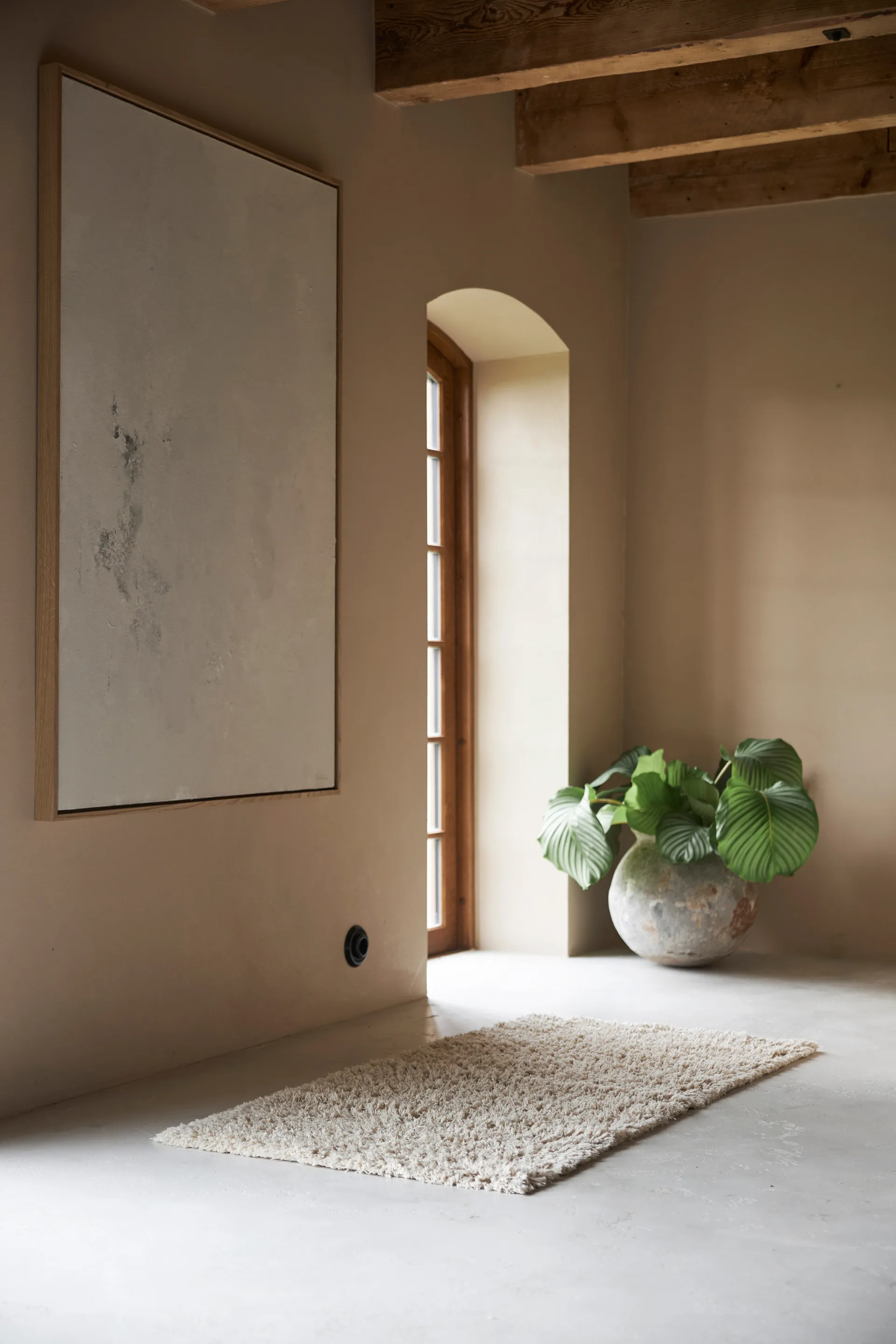 Noma bomullsteppe 70x140 cm, Beige Boel & Jan