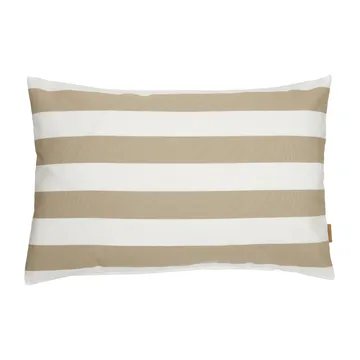 Outdoor stripe putetrekk 40 x 60 cm - Beige - Boel & Jan