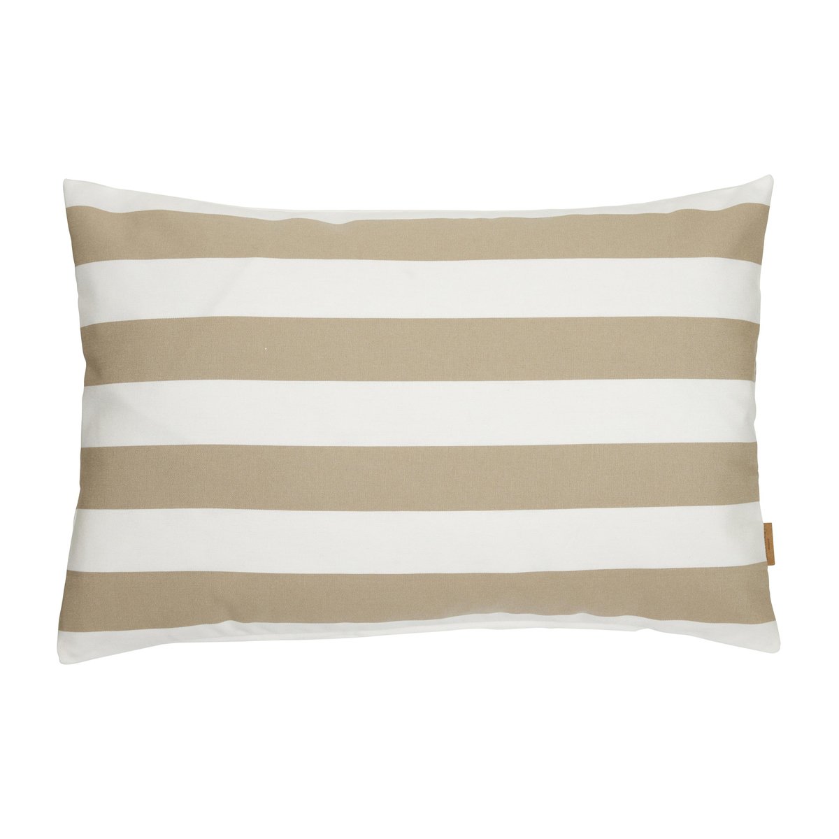 Bilde av Boel & Jan Outdoor stripe putetrekk 40 x 60 cm Beige