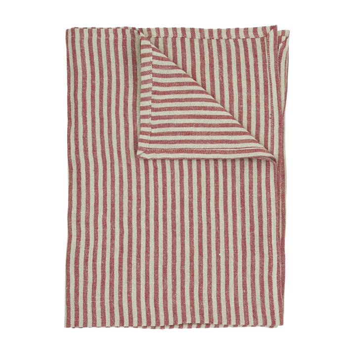 Rough Linen Stripe duk 85 x 85 cm, Rød Boel & Jan