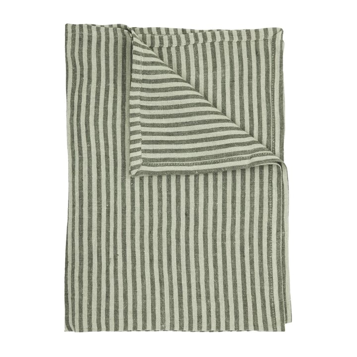 Rough Linen Stripe kjøkkenhåndkle 50x70 cm - Grønn - Boel & Jan