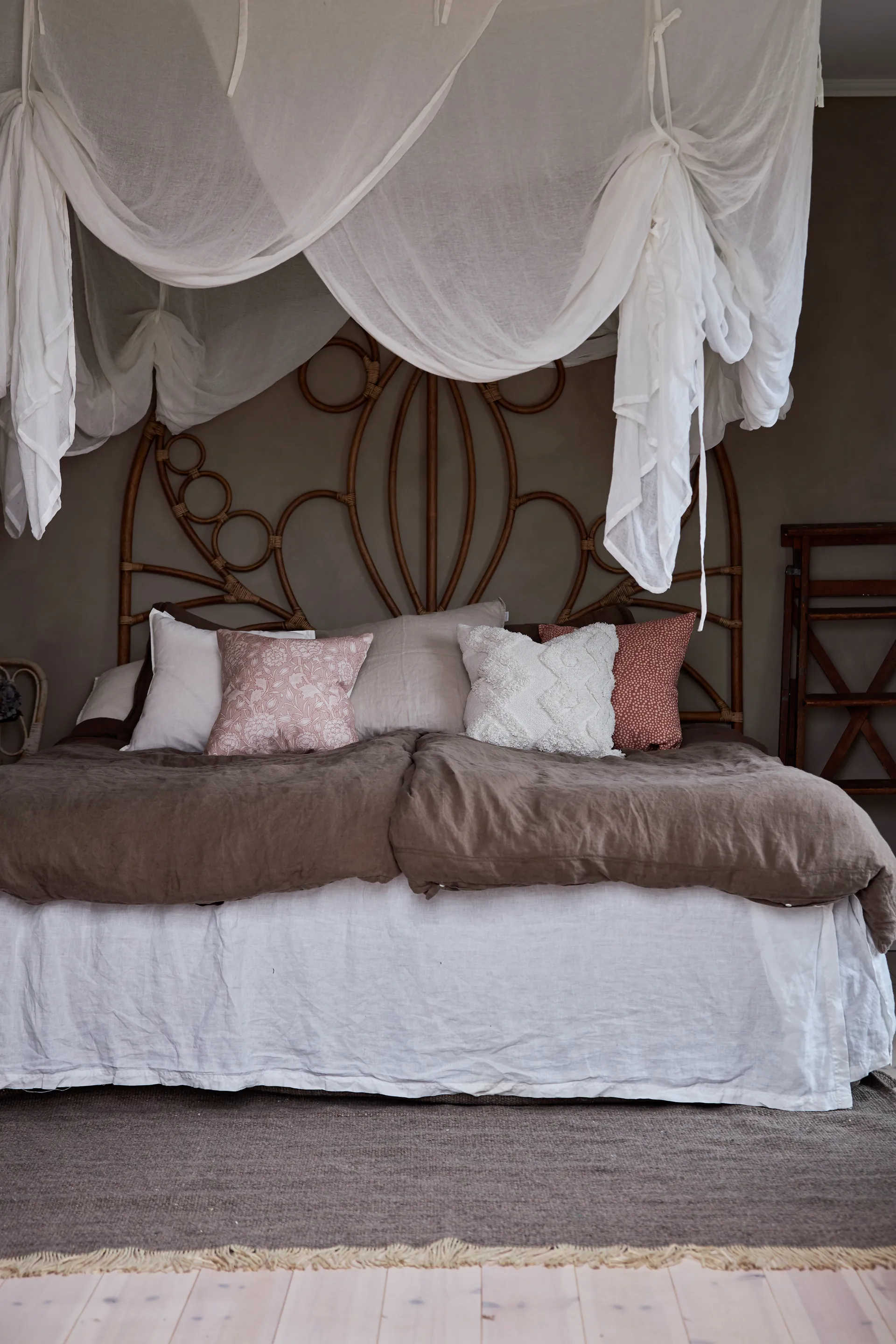 Sabina putetrekk 45 x 45 cm, Off-white Boel & Jan