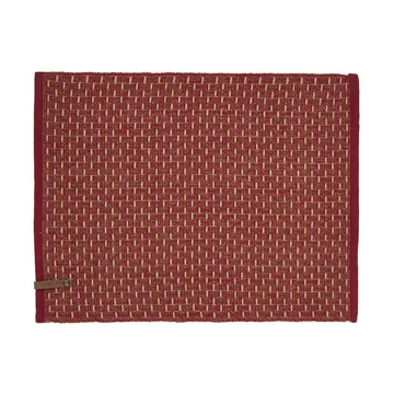 Theun spisebrikke 35 x 45 cm - Rød-natur - Boel & Jan