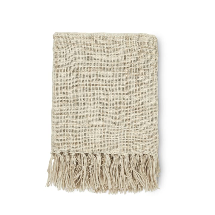 Tobago pledd 130x170 cm, Beige Boel & Jan