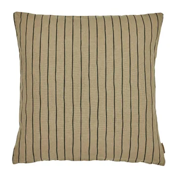 Tofta stripe putetrekk 45x45 cm - Brun - Boel & Jan