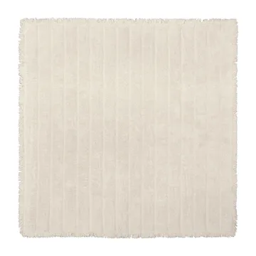 Zoe bomullsteppe 160x160 cm - Off-white - Boel & Jan