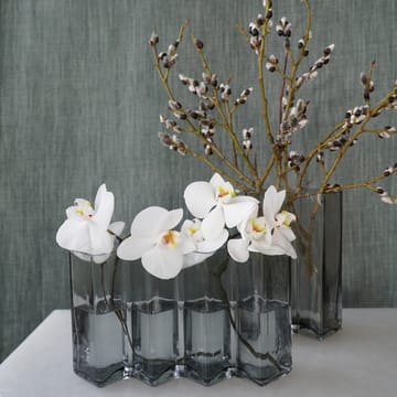 Row vase 2 kamre - Grå - Born In Sweden