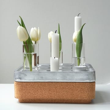 Stumpastaken Small gavesett - Aluminium, korkskål natur, 4-pakning vaser, tannpirkere - Born In Sweden
