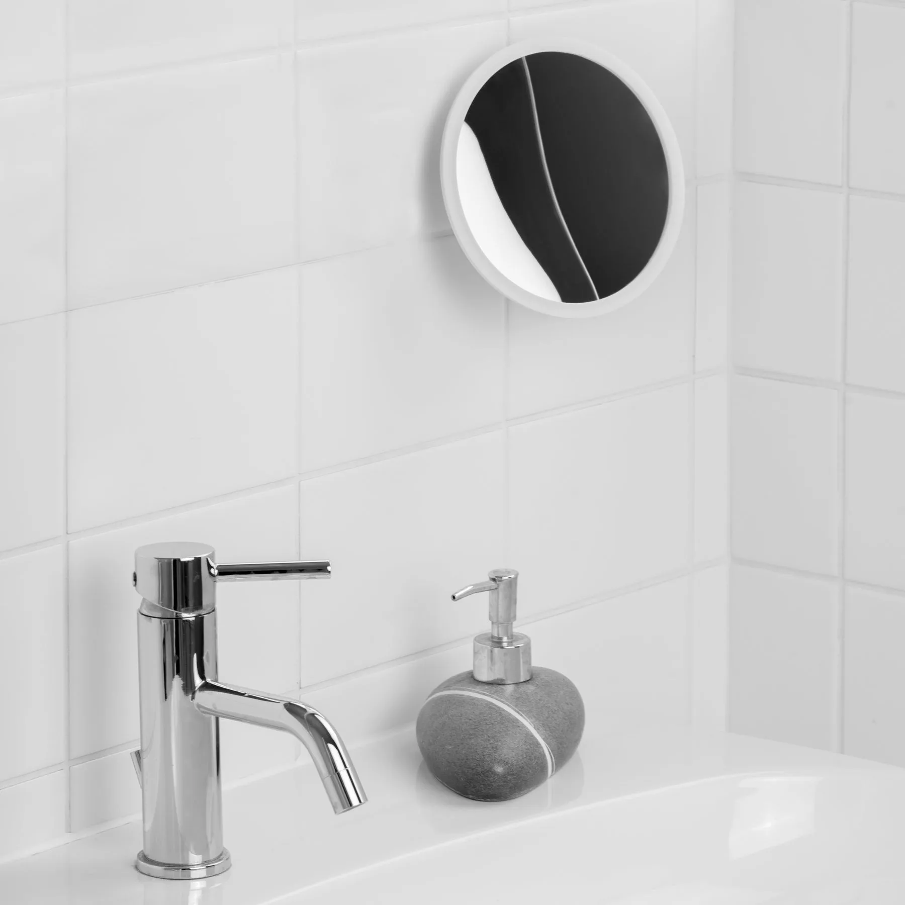 AirMirror sminkespeil x10 avtagbar m. sugekopp, Ø16,5 cm Bosign