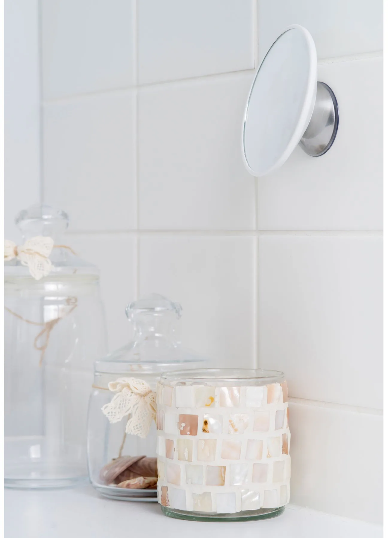 AirMirror sminkespeil x20 avtakbar m.sugekopp, Ø11,2 cm Bosign