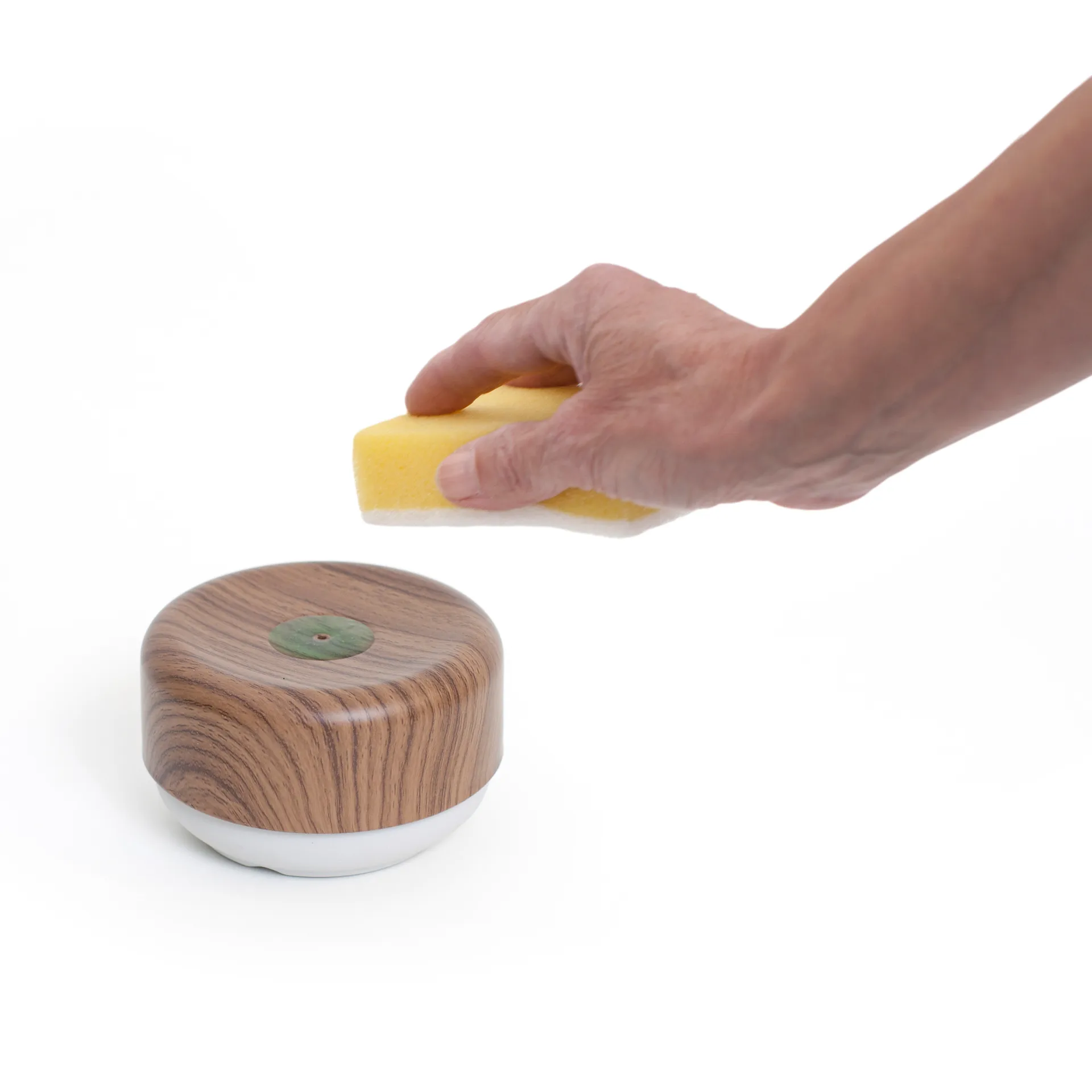 Bosign oppvaskmiddeldispenser, Mørk tredekor Bosign