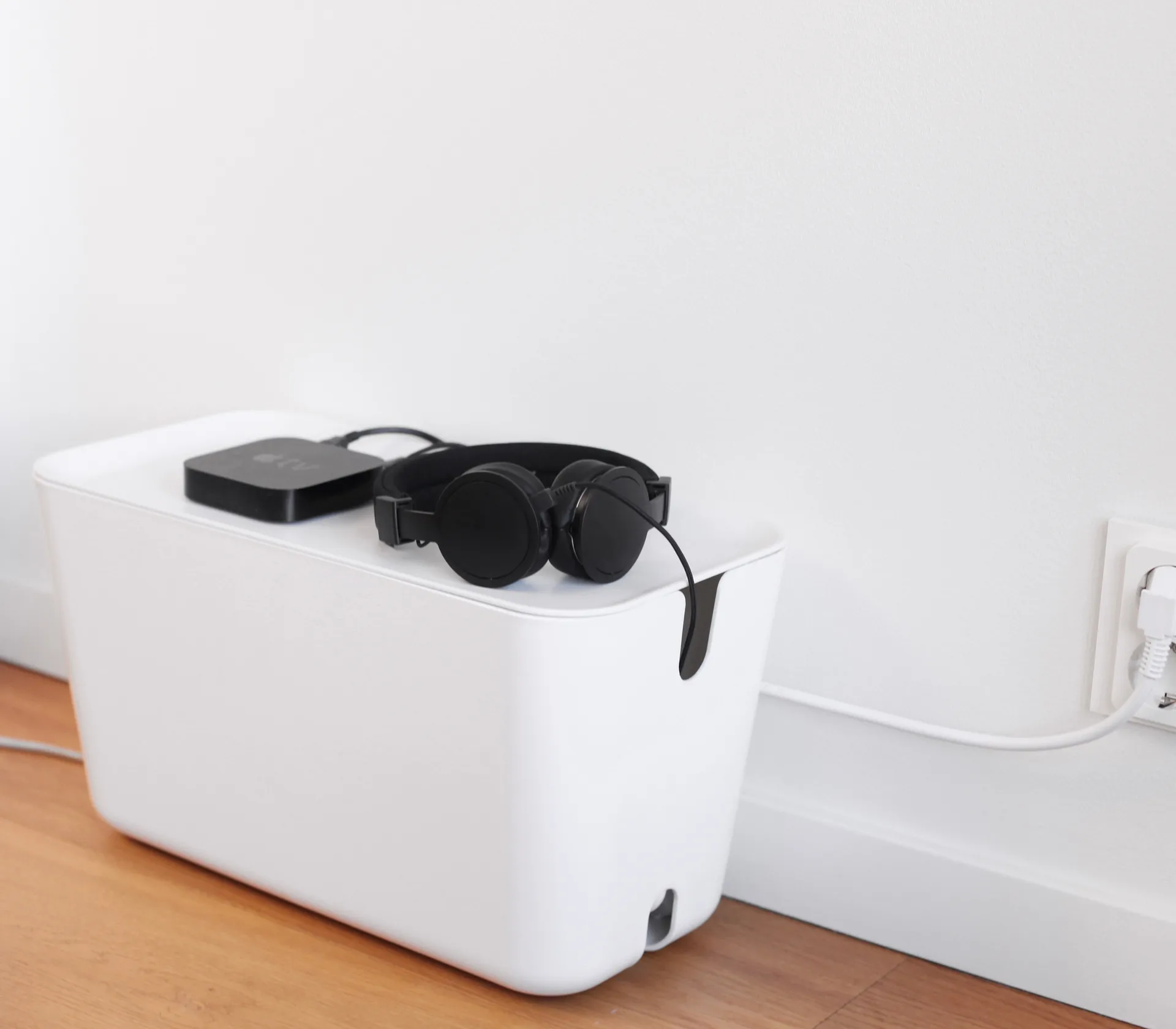 Cable Organiser XXL kabelsamler, Hvit-hvit Bosign