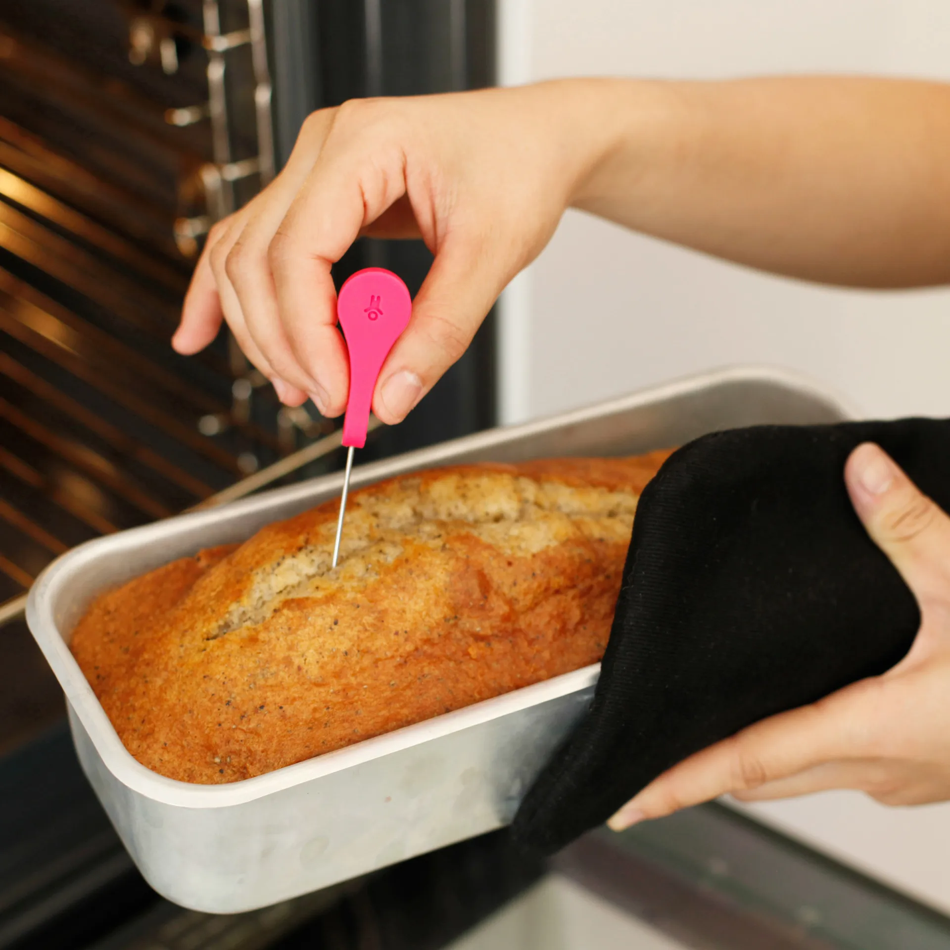 Cake Tester potetpinne selvstående, Svart Bosign
