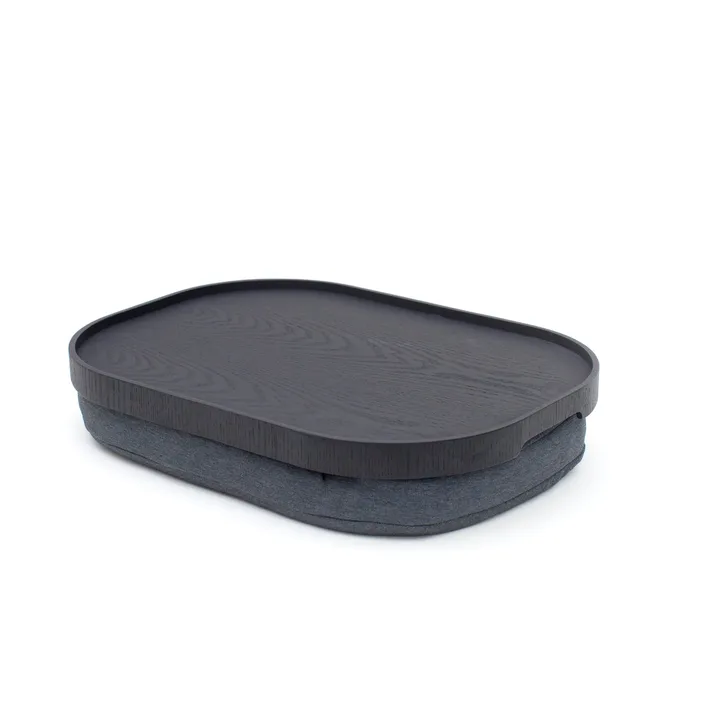 CurveLine™ anti-slip knebrett 47x34 cm - Svart piletre-grå - Bosign