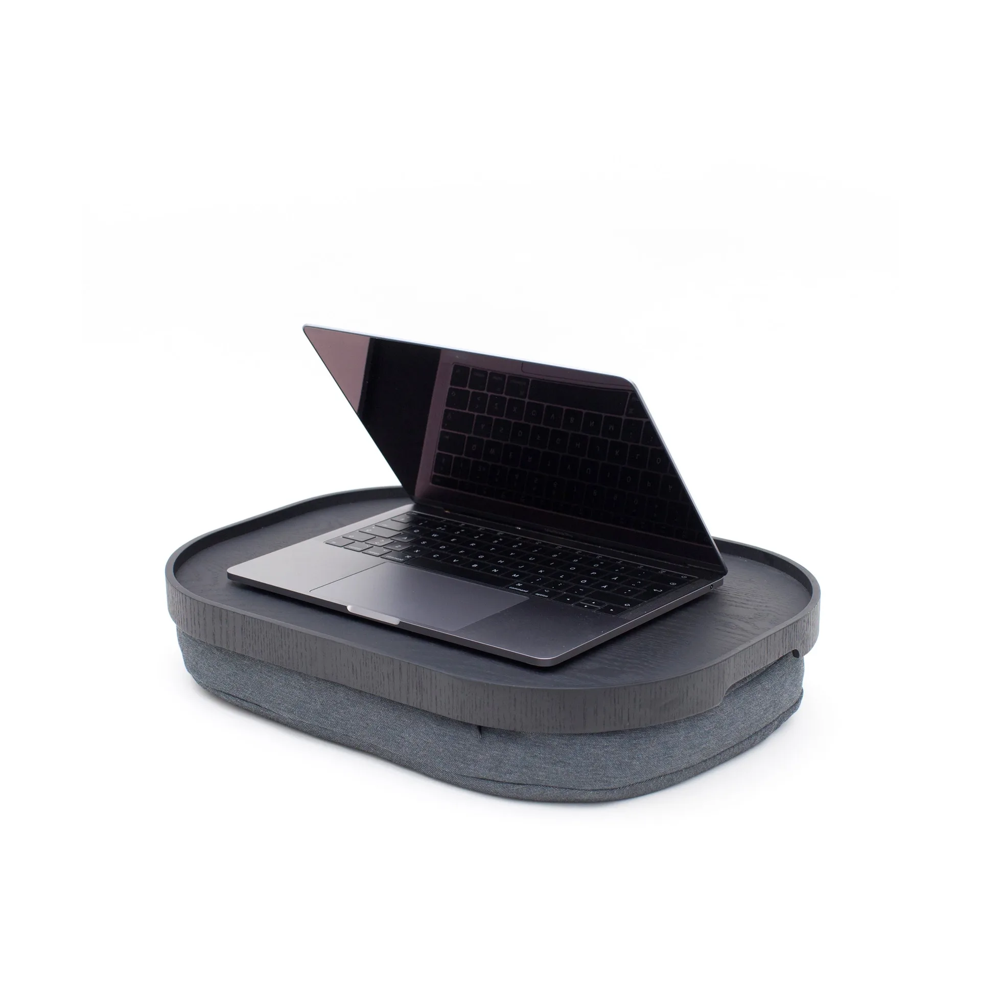 CurveLine™ anti-slip knebrett 47x34 cm, Svart piletre-grå Bosign