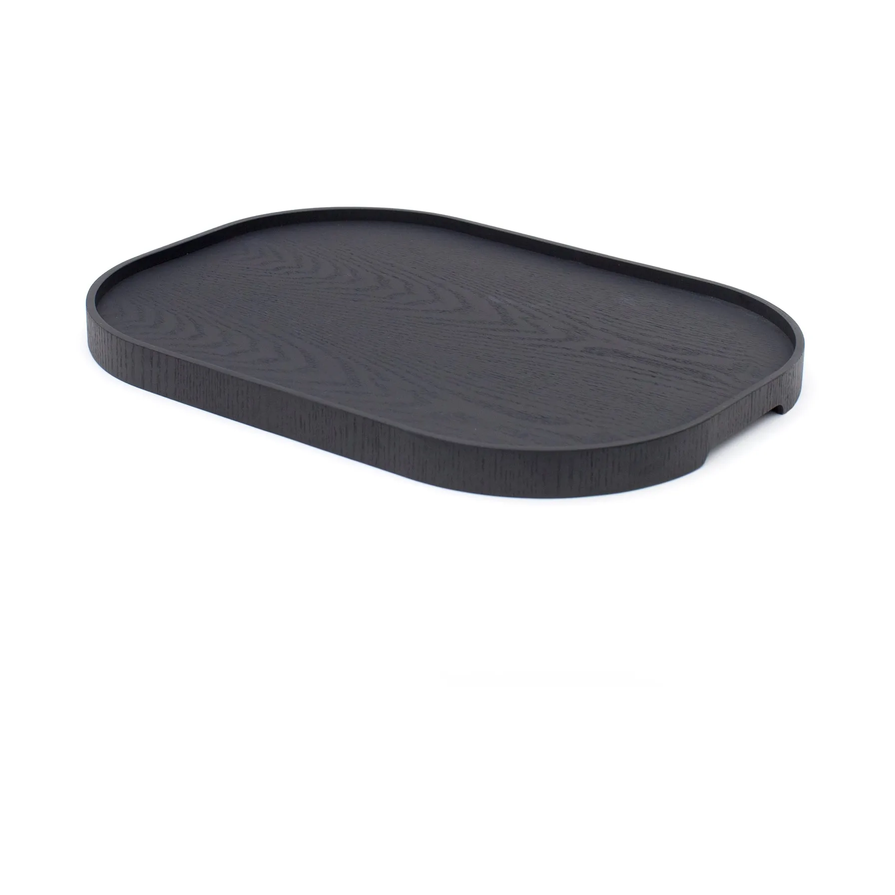 CurveLine™ Serveringsbrett anti-slip 47x34 cm, Svart piltre Bosign