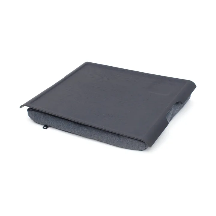 Knebrett Laptray anti-slip 46x38 cm - Svart piletre-grå - Bosign