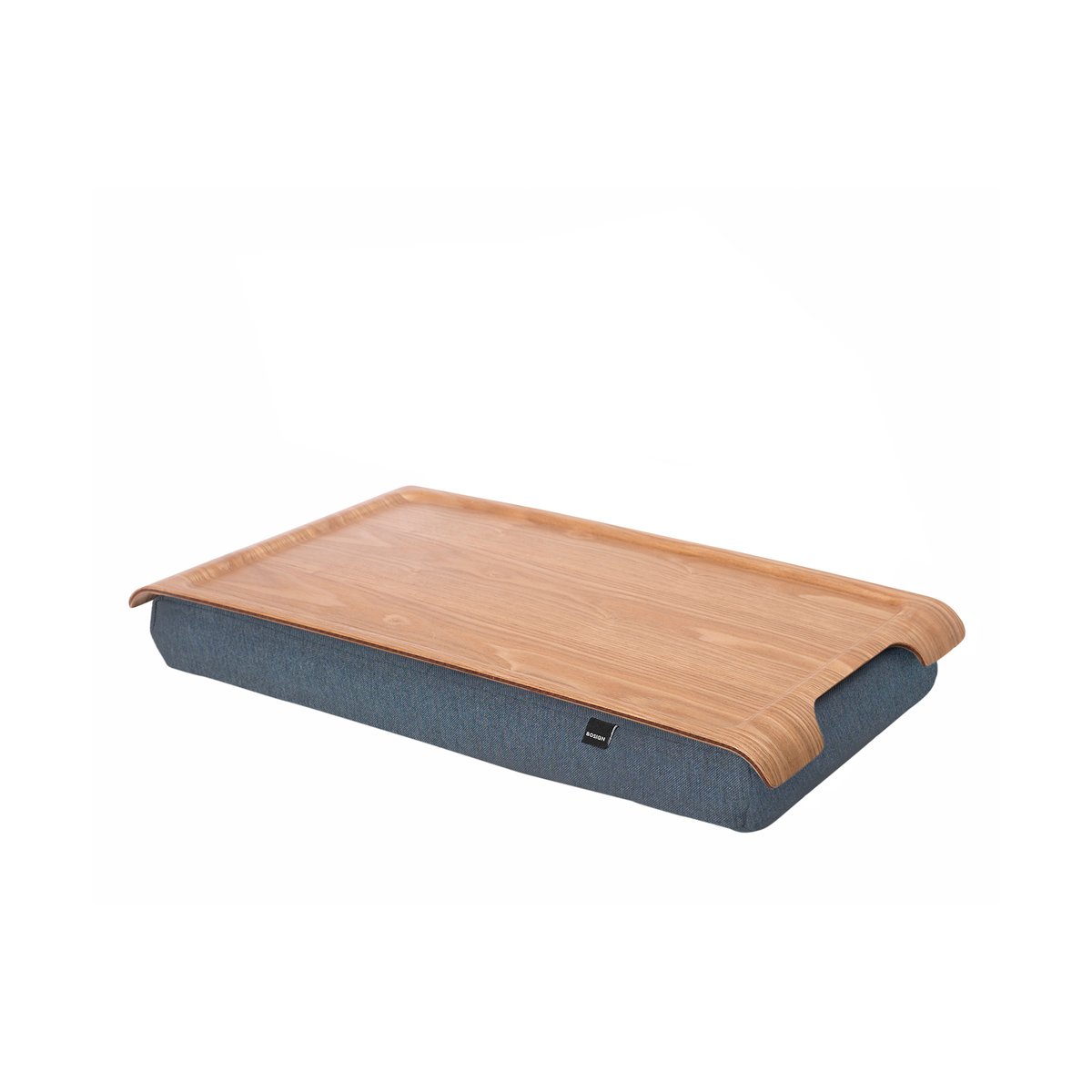 Bosign Knebrett mini Pilträ - salt og pepper grå
