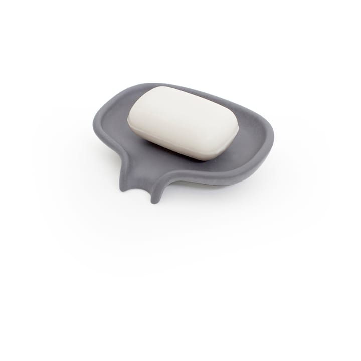Soap Saver Flow såpefat med dreneringsrør betong, Grå Bosign