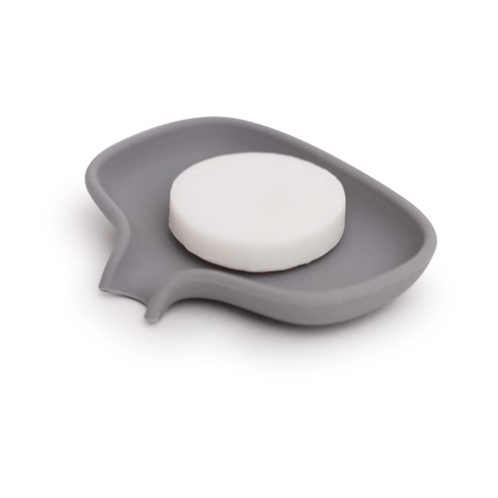 Soap Saver Flow såpefat med dreneringsrør small, Grå Bosign