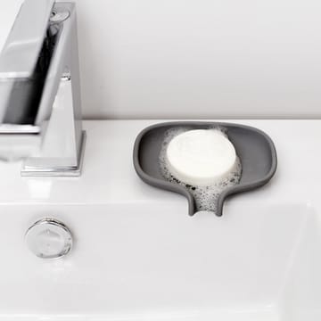 Soap Saver Flow såpefat med dreneringsrør small - Grafittgrå - Bosign