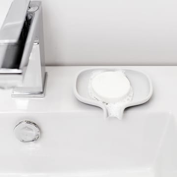 Soap Saver Flow såpefat med dreneringsrør small - Hvit - Bosign